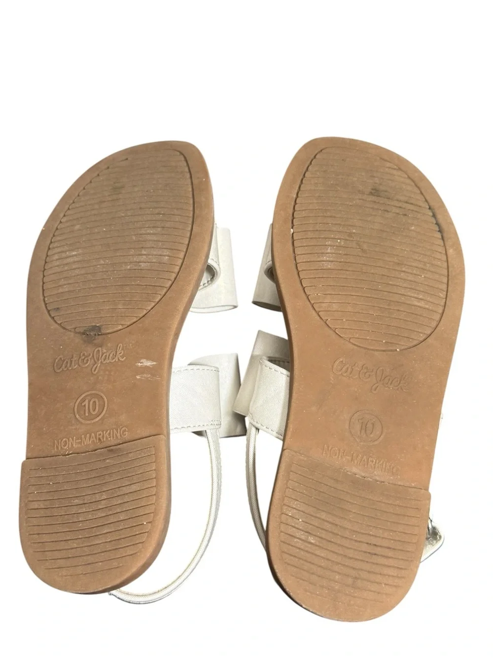 Girls Cat & Jack White Bow Strap Sandals